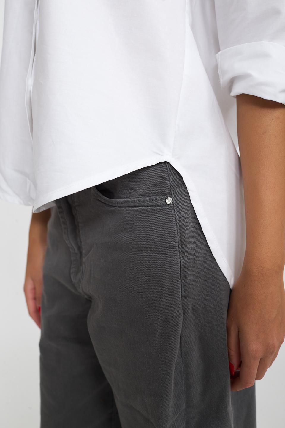 Camicia over taschino bianco - Autunno - Inverno 2025 | Brend