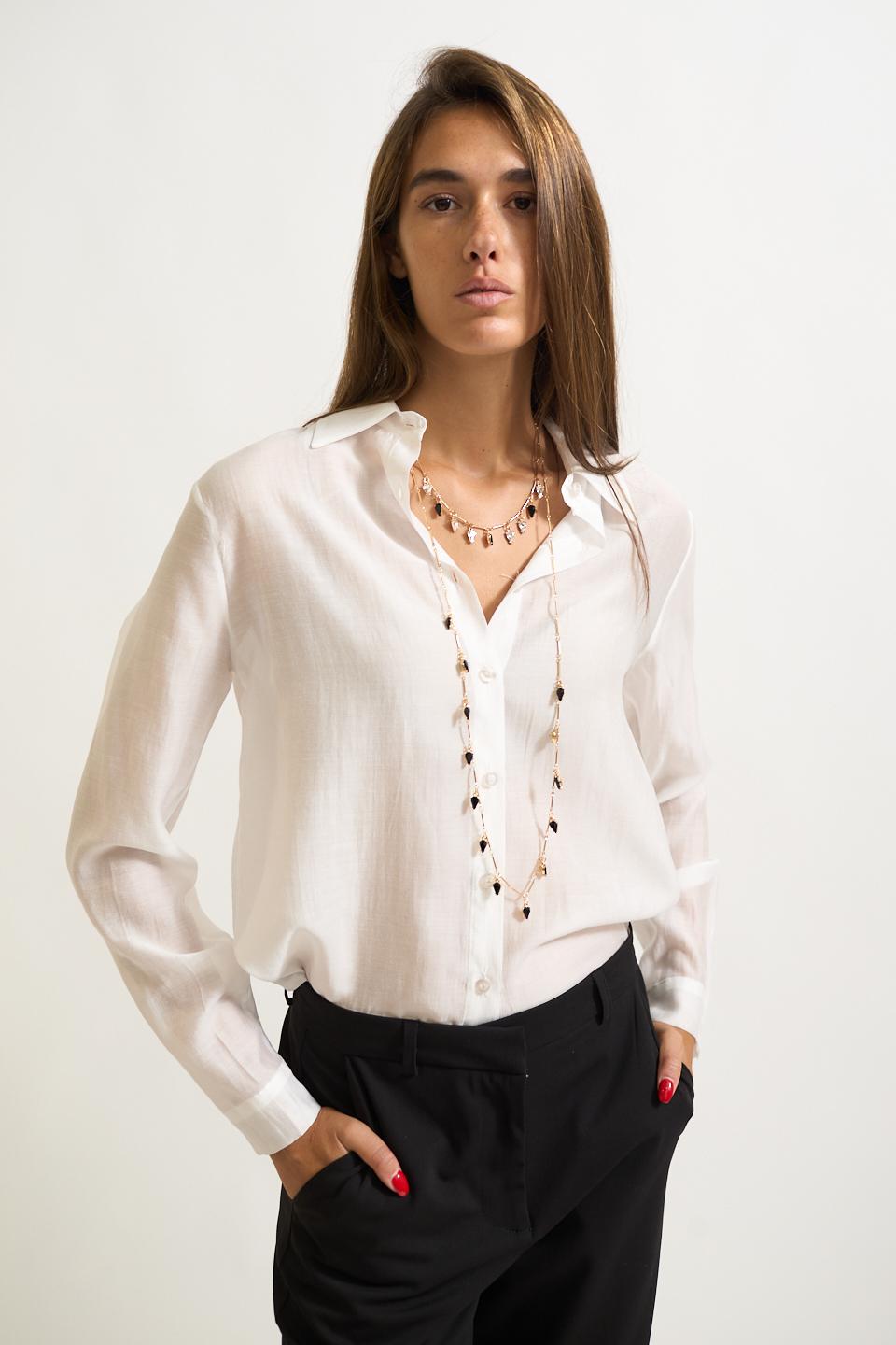 Camicia modello uomo lyocell naturale - Autunno - Inverno 2025 | Brend