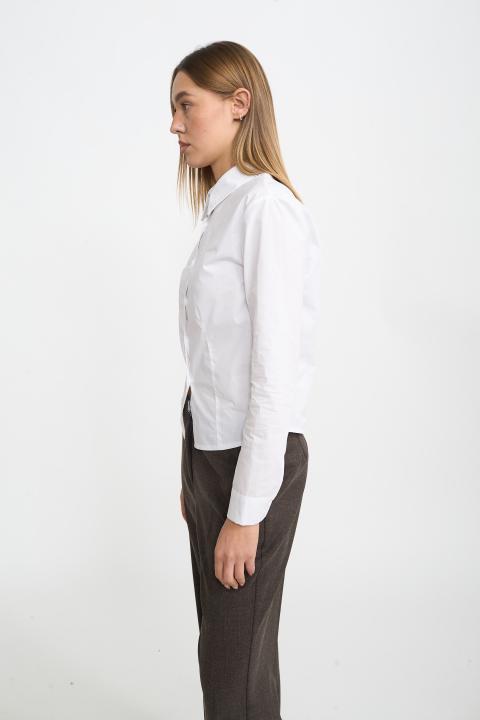 Camicia pinces bianco - Autunno - Inverno 2025 | Brend