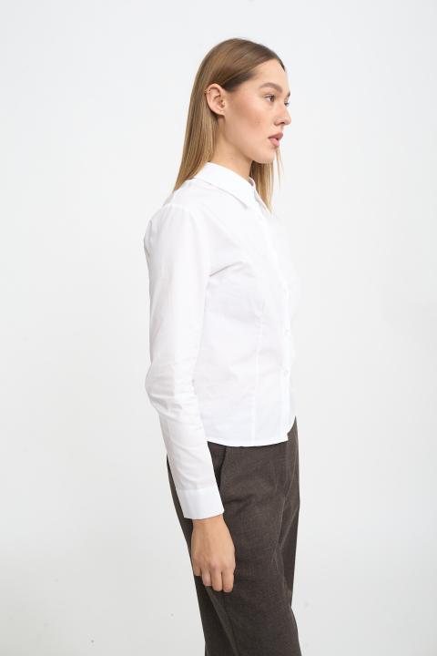 Camicia pinces bianco - Autunno - Inverno 2025 | Brend