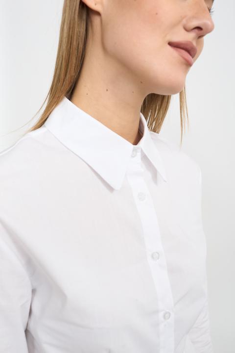 Camicia pinces bianco - Autunno - Inverno 2025 | Brend