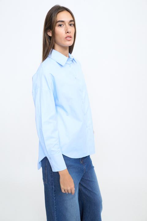 Camicia Oxford celeste - Autunno - Inverno 2025 | Brend