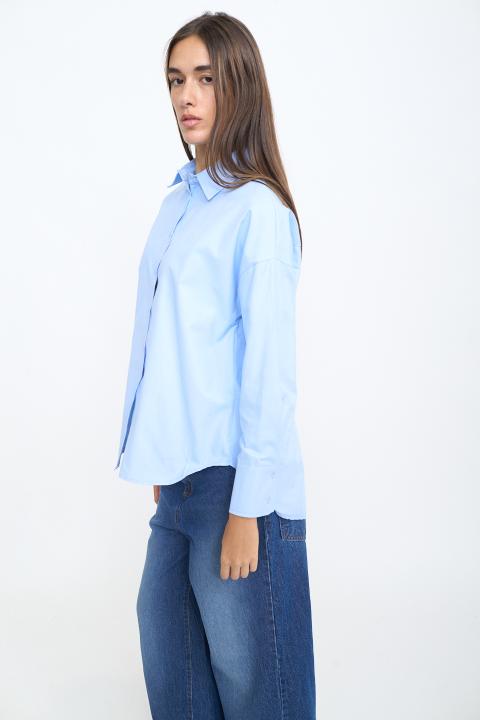Camicia Oxford celeste - Autunno - Inverno 2025 | Brend
