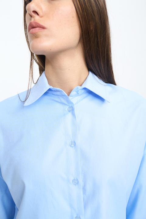 Camicia Oxford celeste - Autunno - Inverno 2025 | Brend