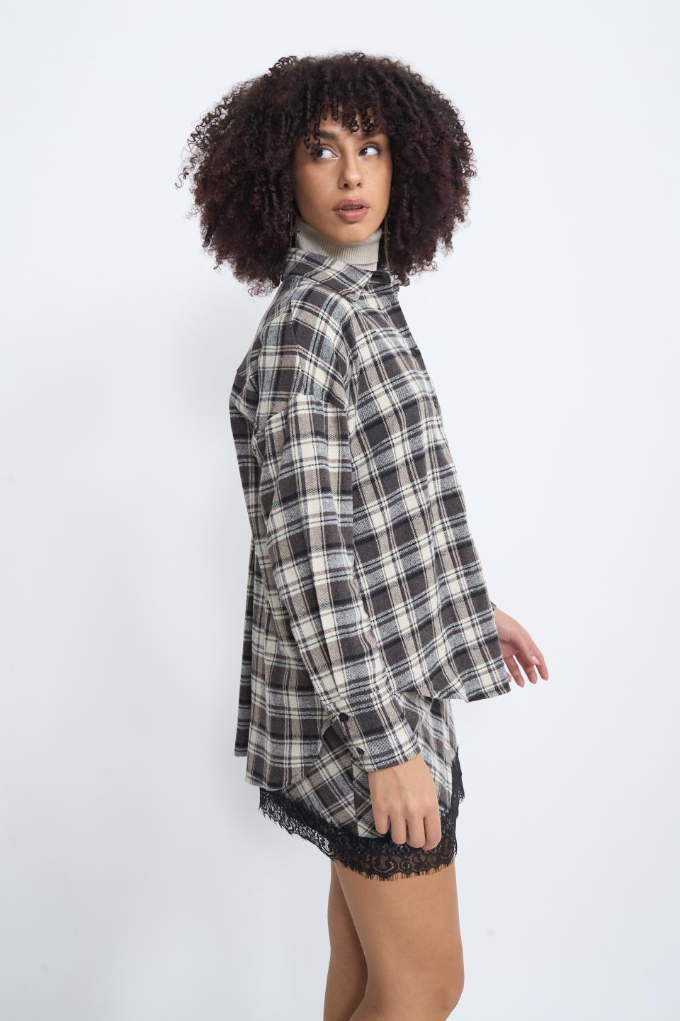 Camicia over check moro - Autunno - Inverno 2025 | Brend