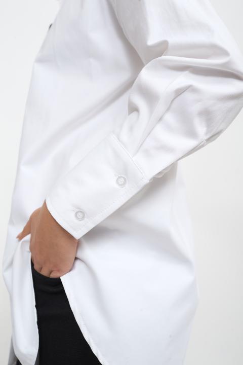 Camicia over cravatta bianco ox. - Autunno - Inverno 2025 | Brend