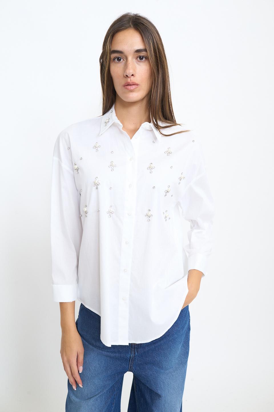 Camicia over multi-applicazioni celeste - Autunno - Inverno 2025 | Brend