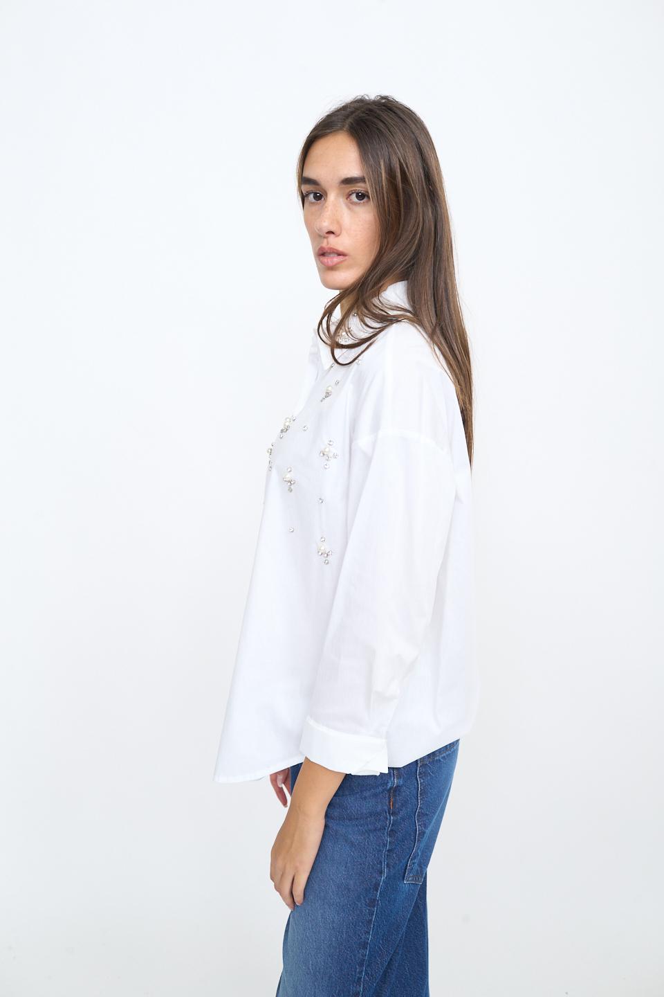 Camicia over multi-applicazioni celeste - Autunno - Inverno 2025 | Brend
