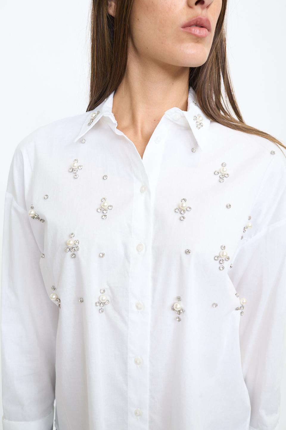 Camicia over multi-applicazioni celeste - Autunno - Inverno 2025 | Brend