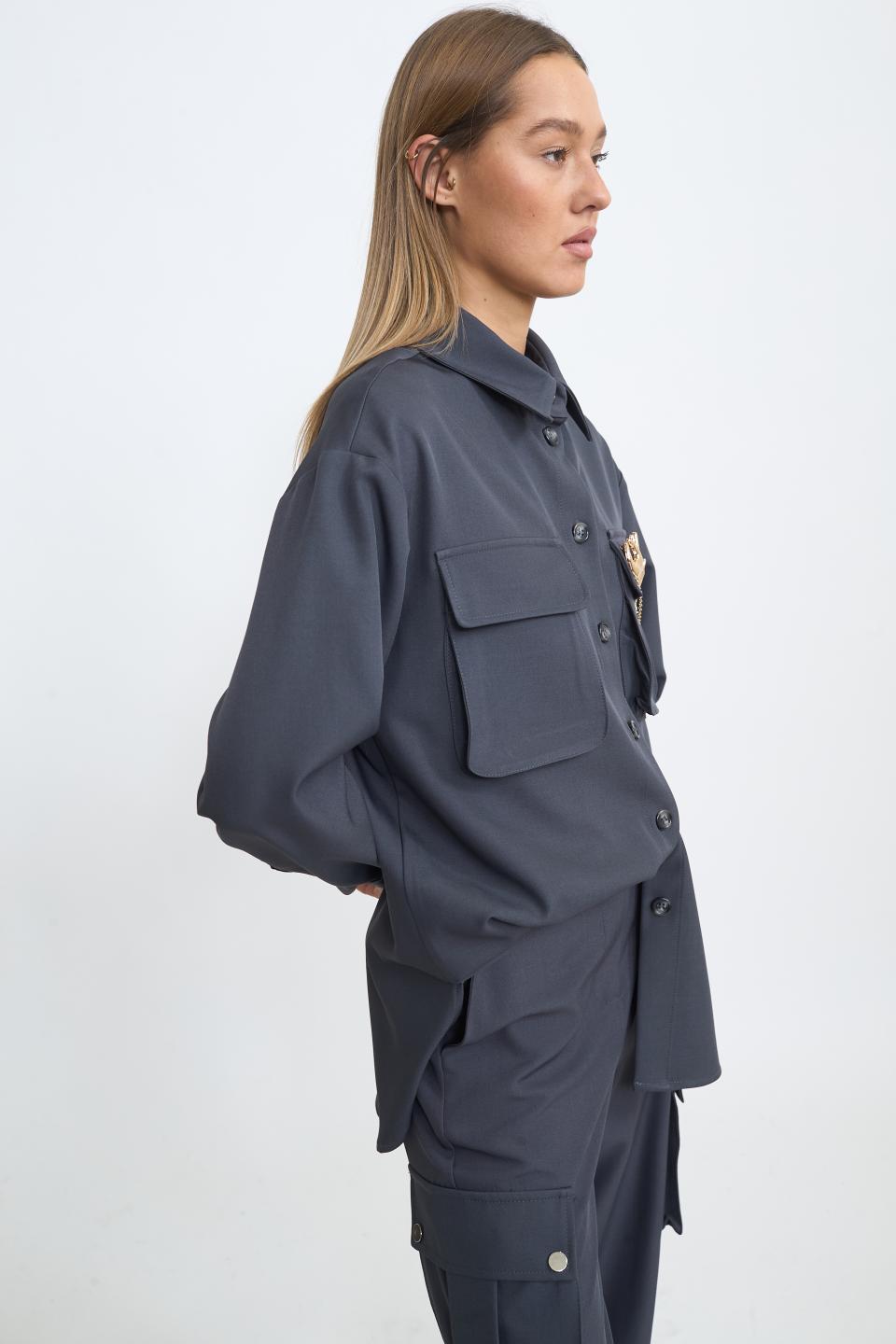 Giacca camicia grigio - Autunno - Inverno 2025 | Brend