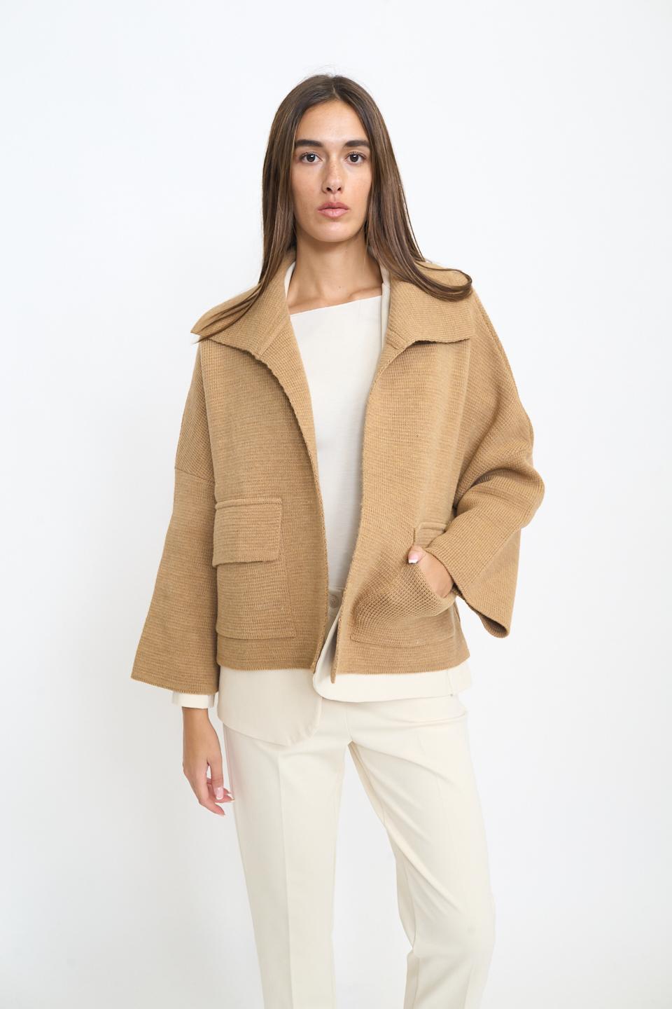 Caban tasche pattina camel - Autunno - Inverno 2025 | Brend