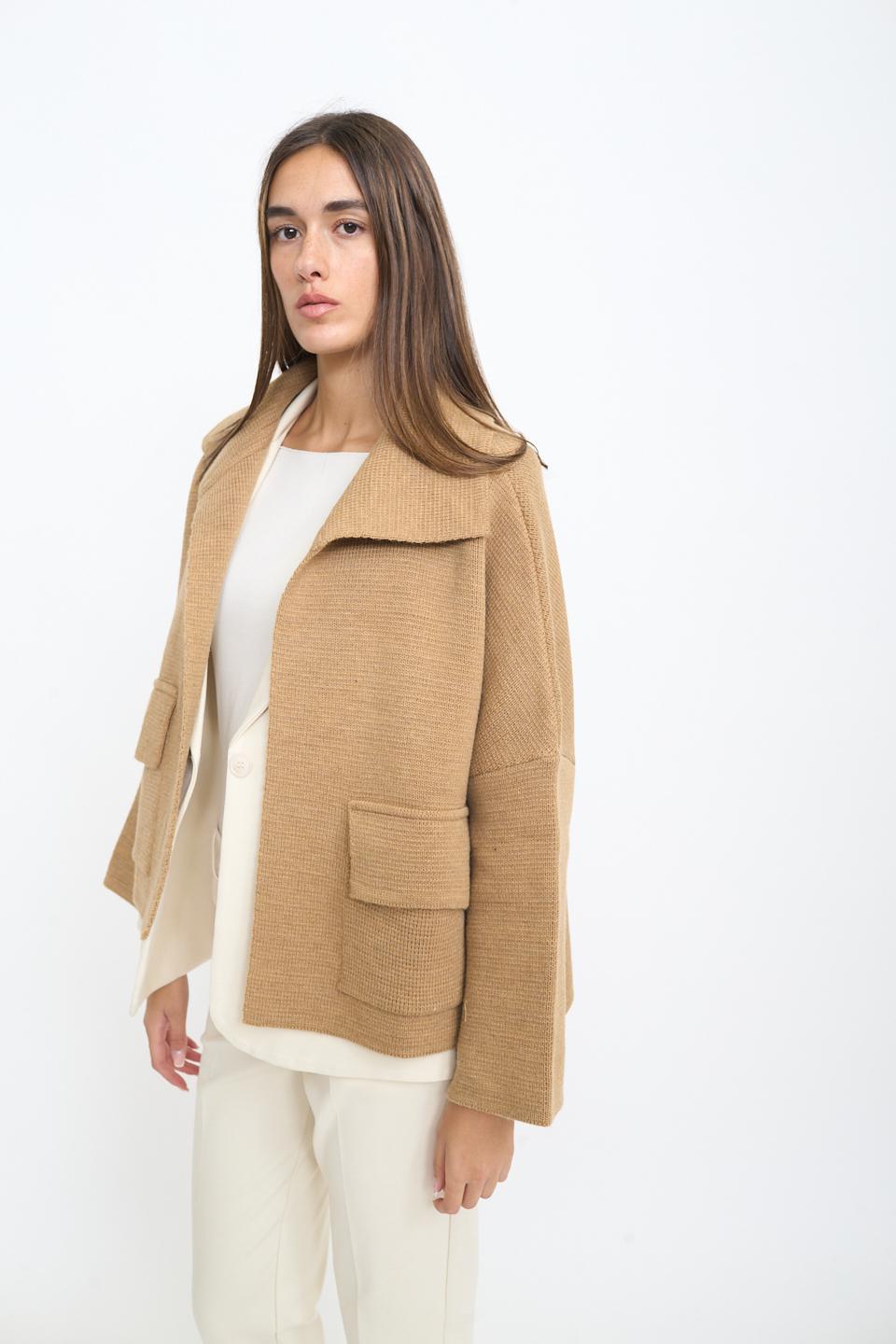 Caban tasche pattina camel - Autunno - Inverno 2025 | Brend