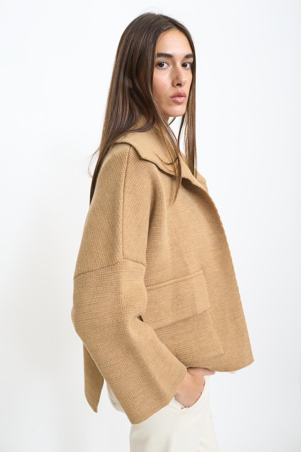 Caban tasche pattina camel - Autunno - Inverno 2025 | Brend