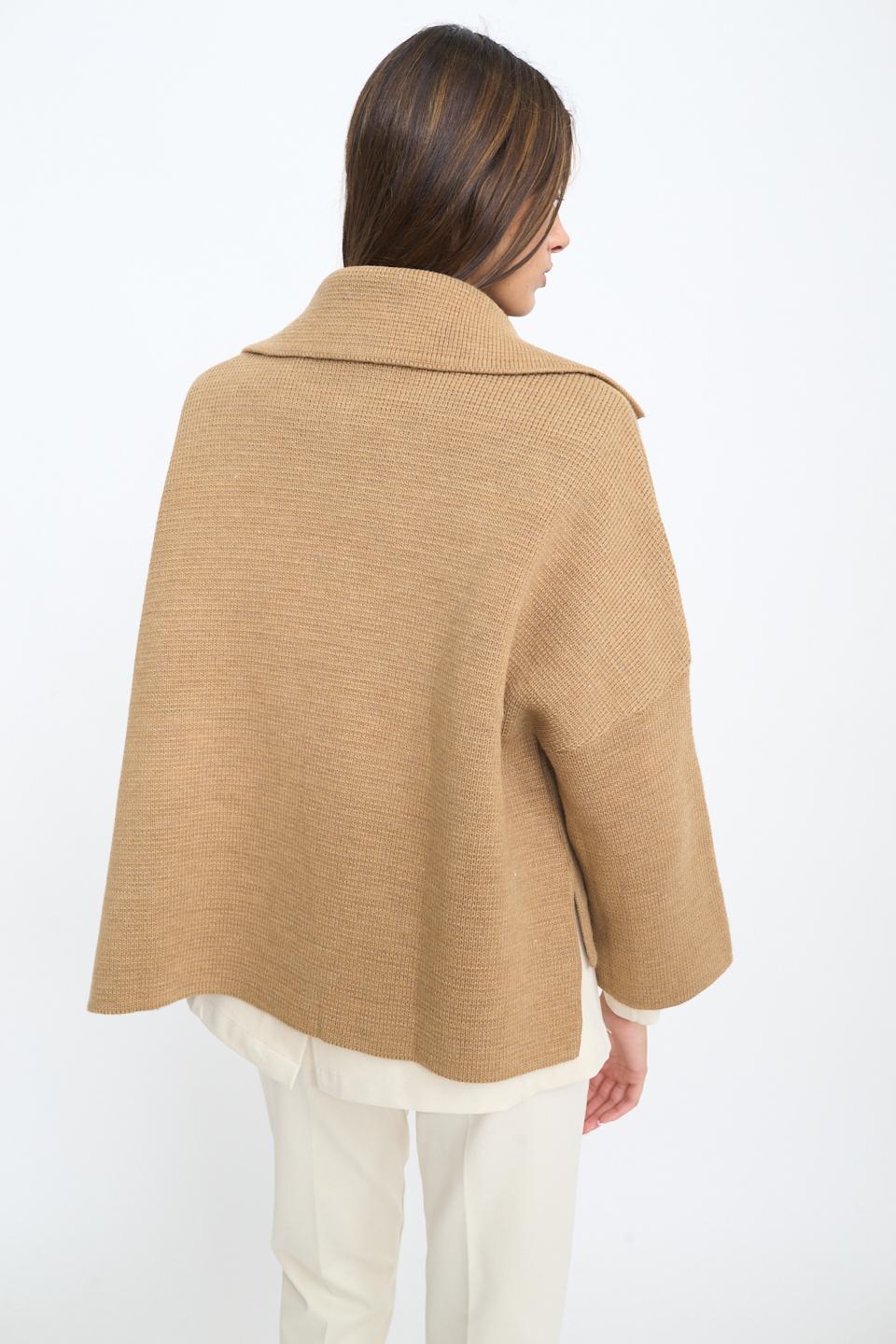 Caban tasche pattina camel - Autunno - Inverno 2025 | Brend