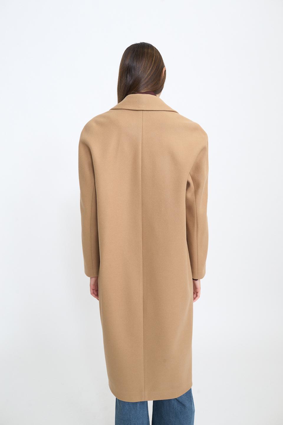 Cappotto doppio petto over cammello - Autunno - Inverno 2025 | Brend