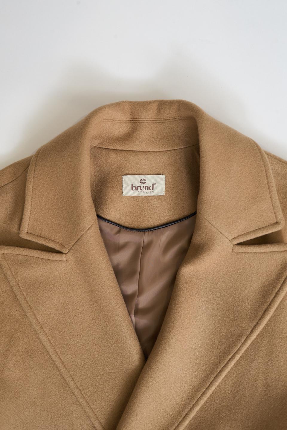 Cappotto doppio petto over cammello - Autunno - Inverno 2025 | Brend