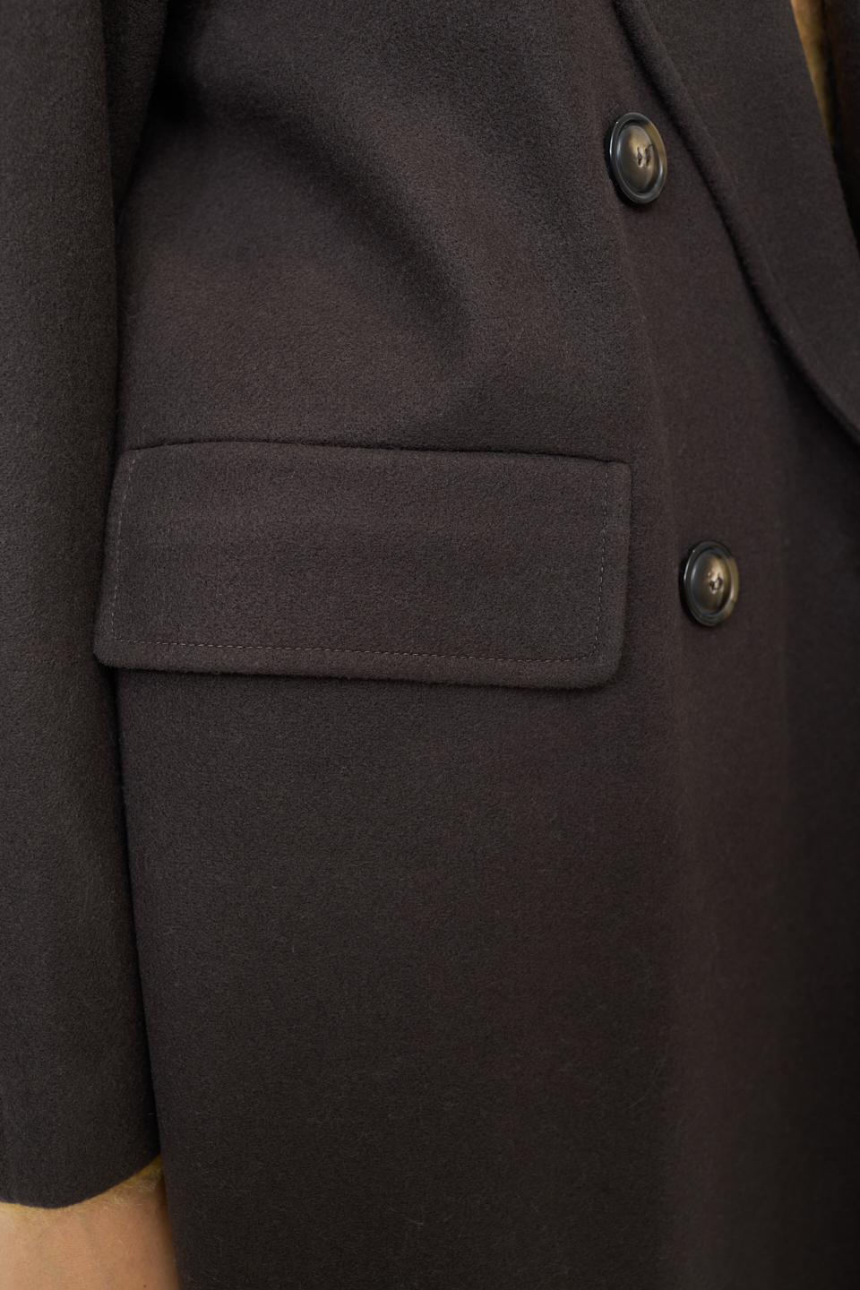 Cappotto doppio petto over moro - Autunno - Inverno 2025 | Brend