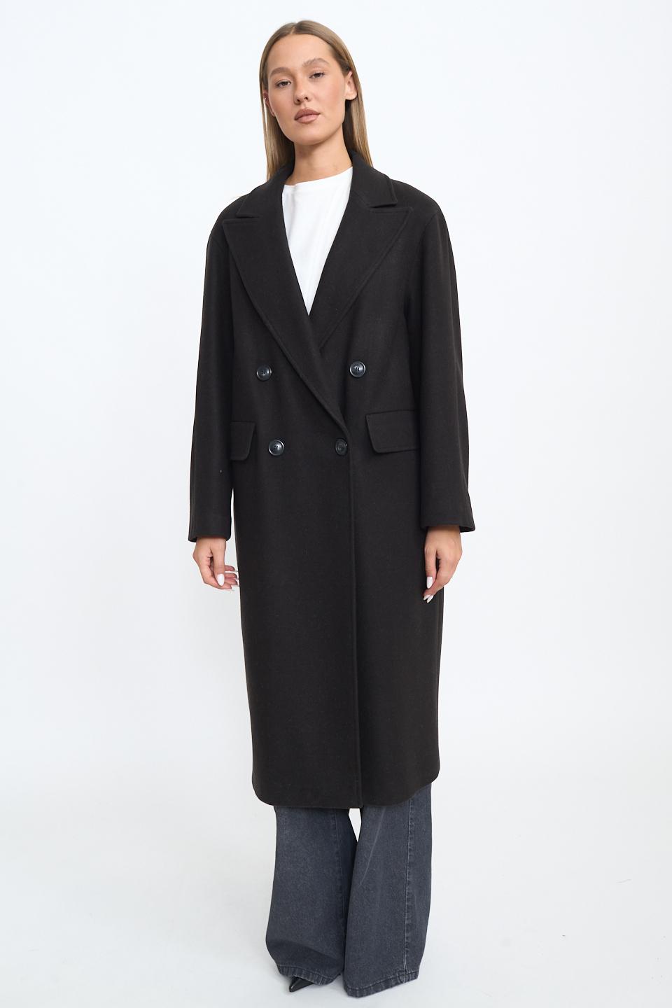 Cappotto doppio petto over nero - Autunno - Inverno 2025 | Brend