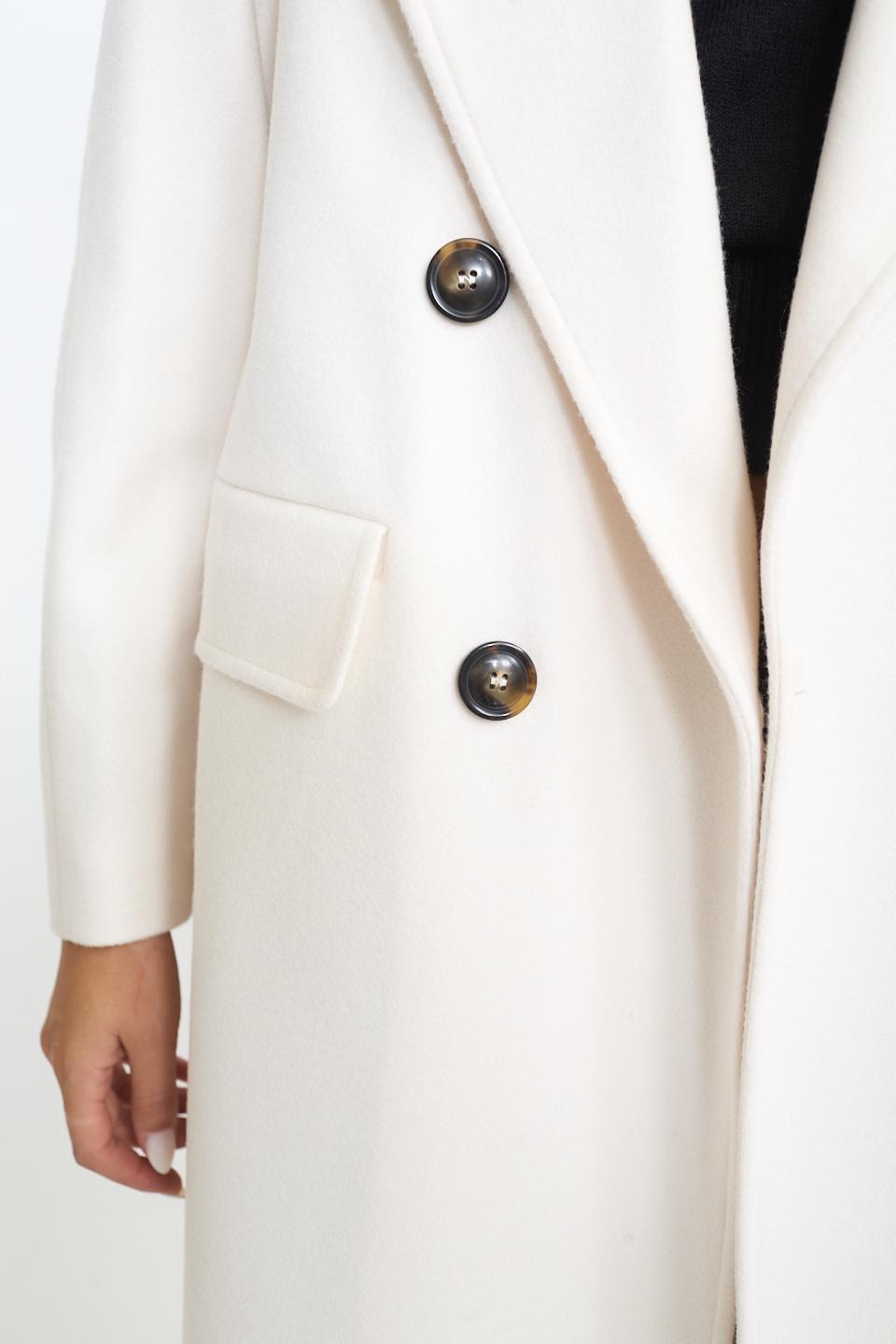 Cappotto doppio petto over panna - Autunno - Inverno 2025 | Brend