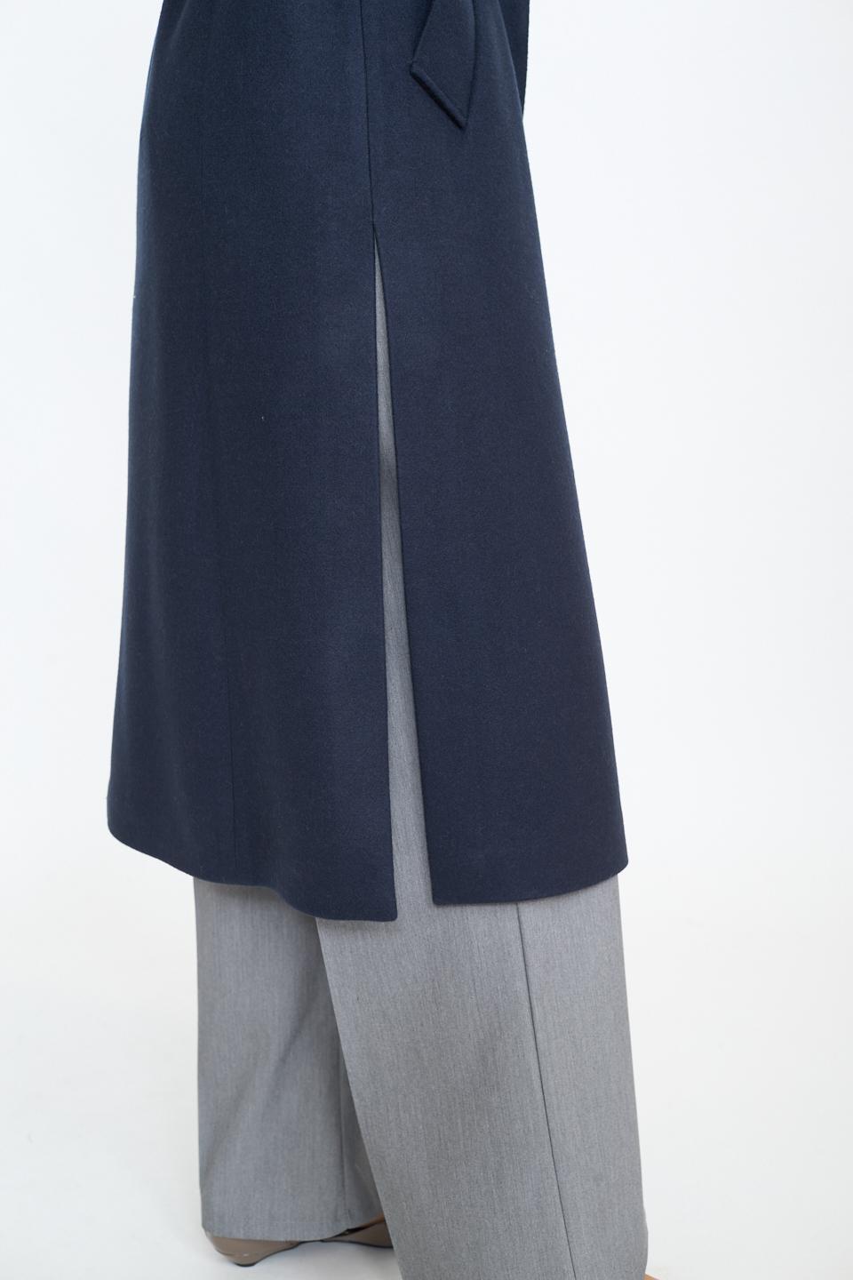 Cappotto doppio petto cinta blu - Autunno - Inverno 2025 | Brend