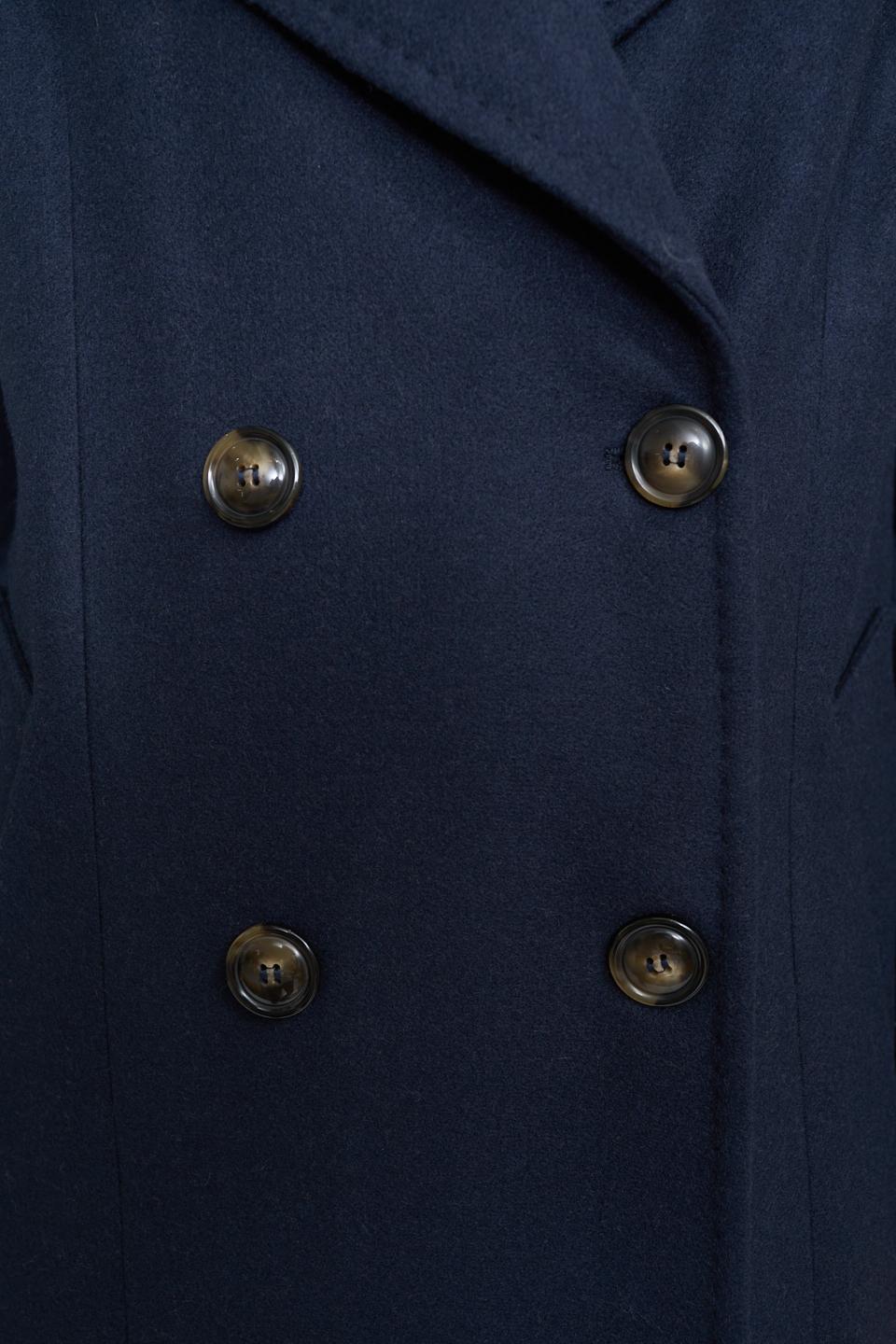 Cappotto doppio petto cinta blu - Autunno - Inverno 2025 | Brend