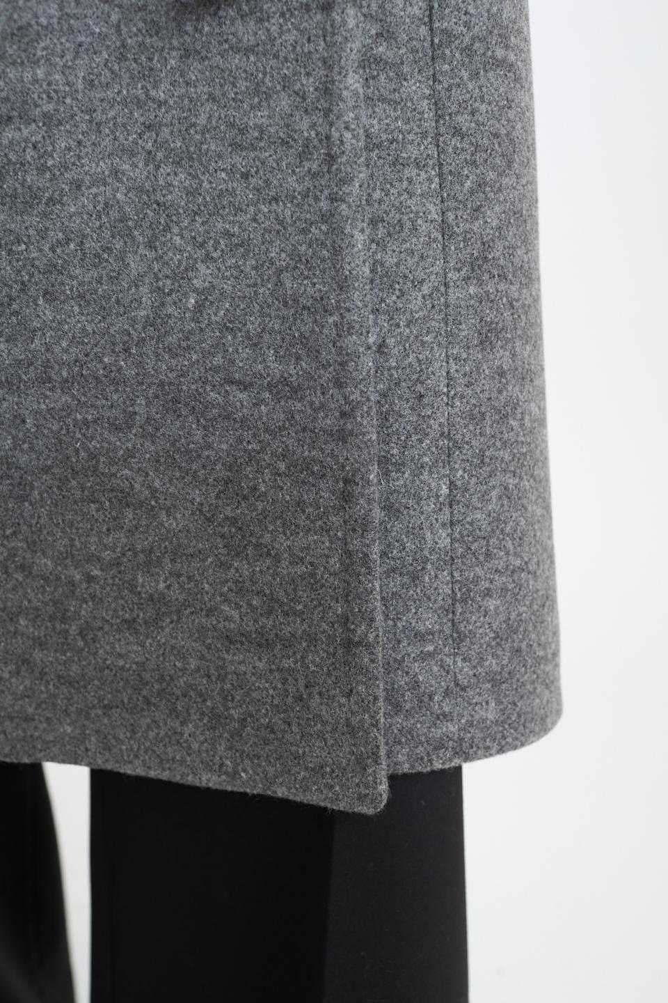 Cappotto doppio petto cinta grigio - Autunno - Inverno 2025 | Brend