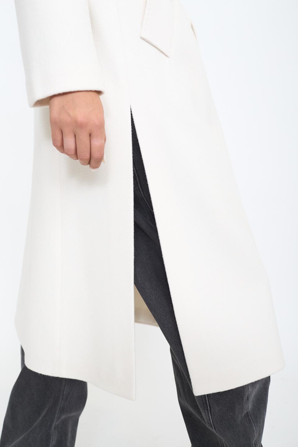 Cappotto doppio petto cinta panna - Autunno - Inverno 2025 | Brend