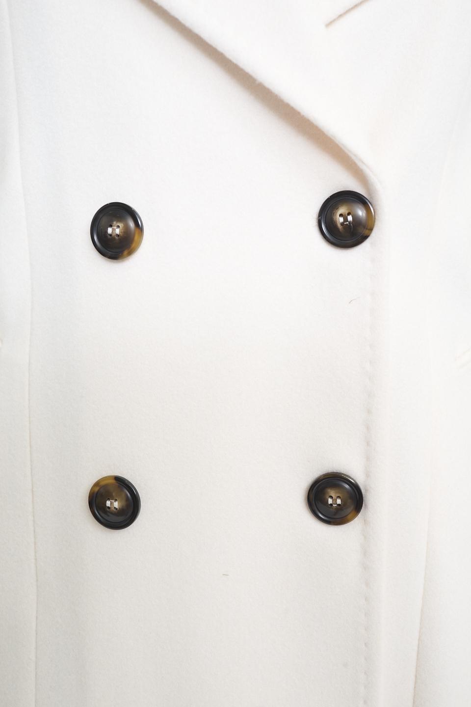 Cappotto doppio petto cinta panna - Autunno - Inverno 2025 | Brend