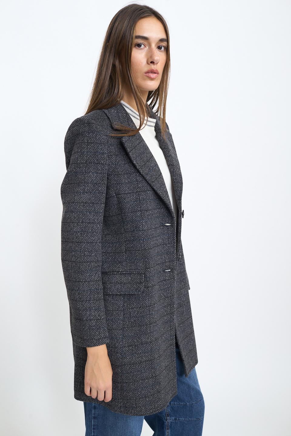 Cappotto revers  pattine grigio - Autunno - Inverno 2025 | Brend
