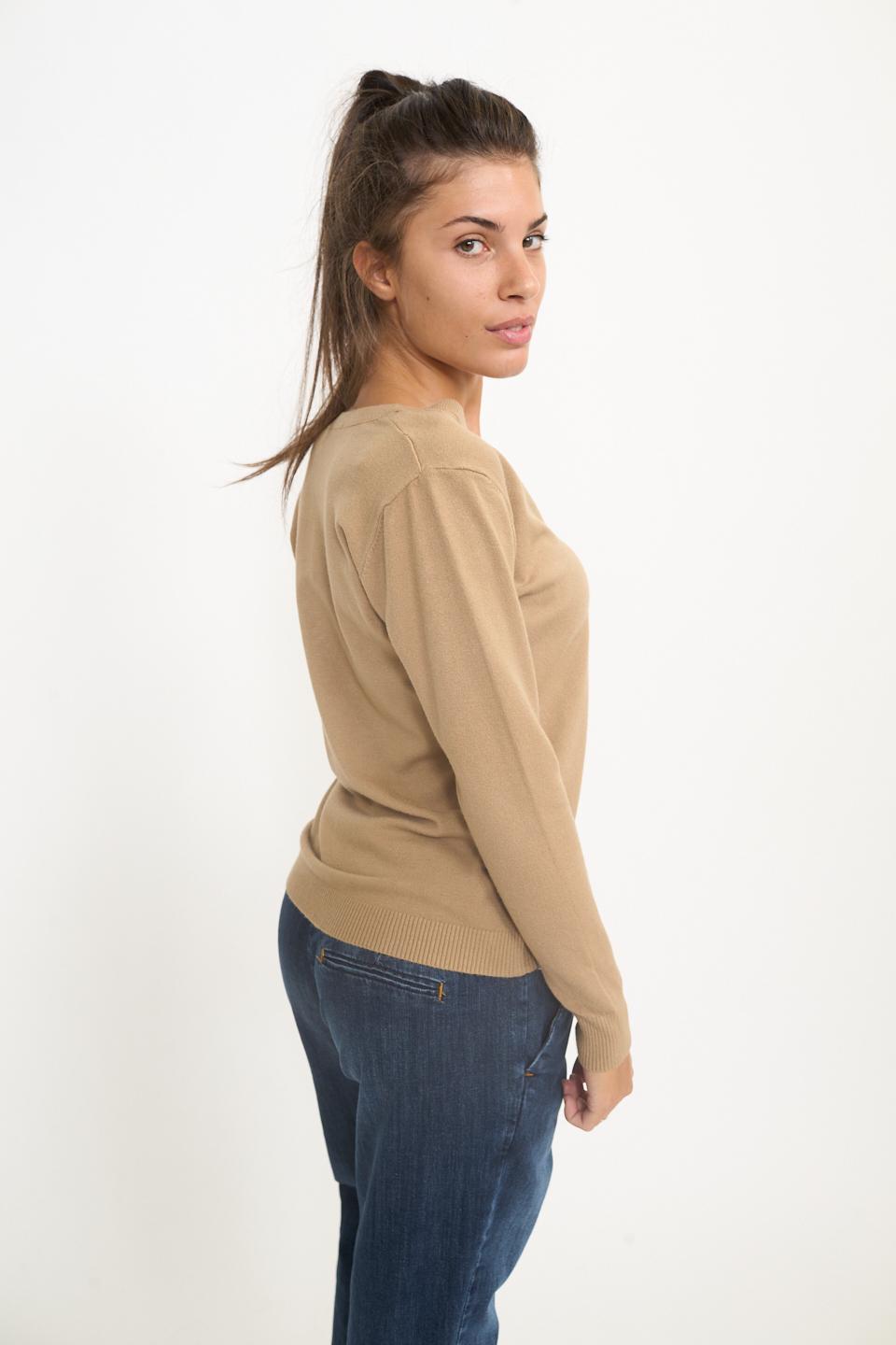 Cardigan scollo V mandorla - Autunno - Inverno 2025 | Brend