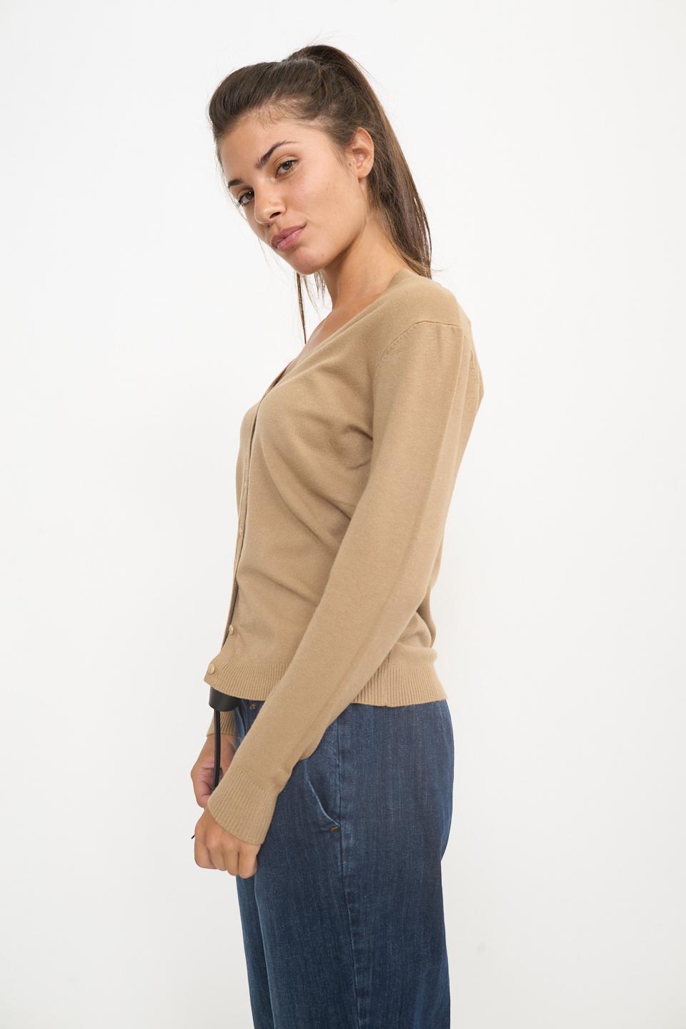 Cardigan scollo V mandorla - Autunno - Inverno 2025 | Brend