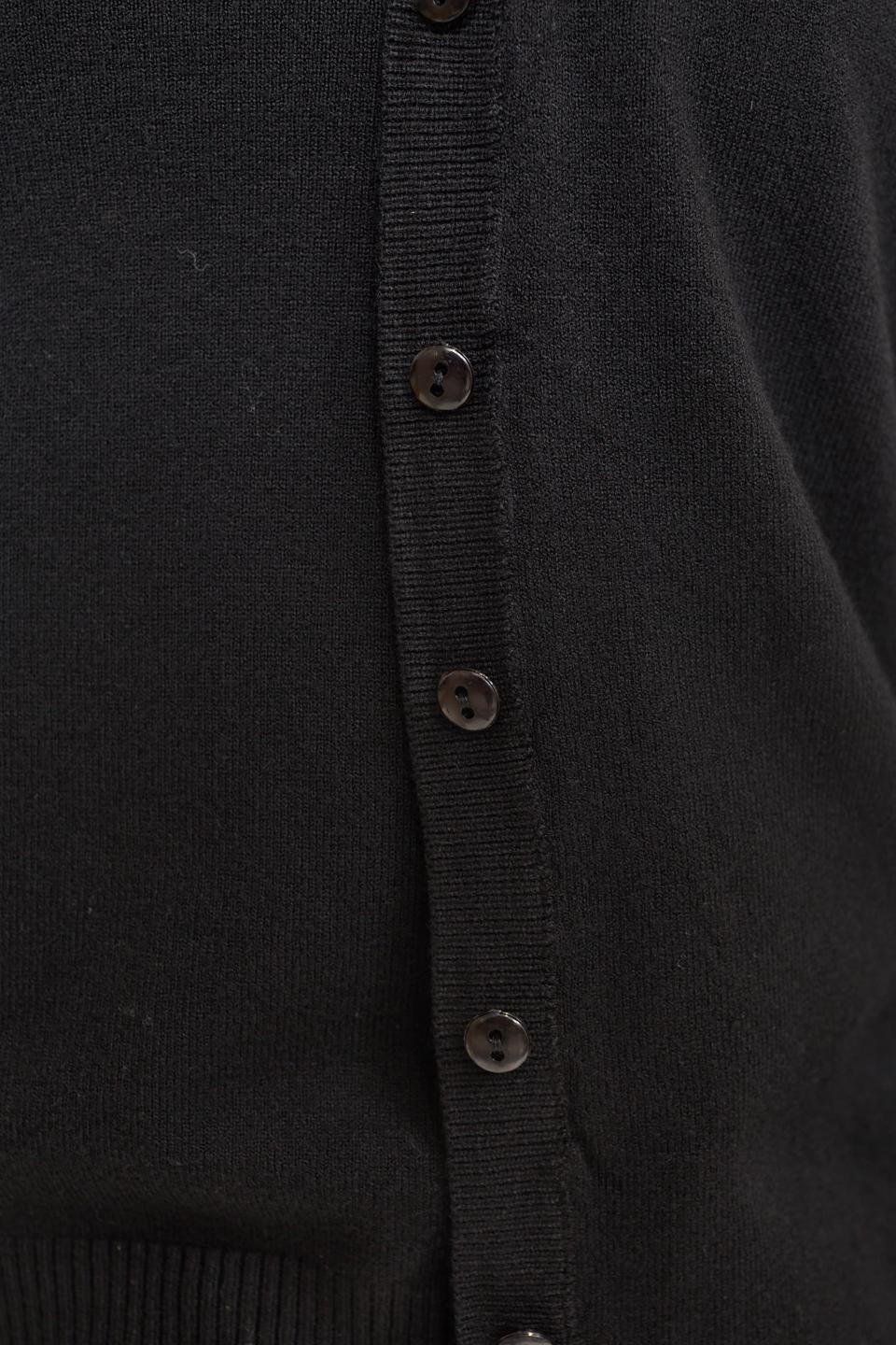 Cardigan scollo V nero - Autunno - Inverno 2025 | Brend
