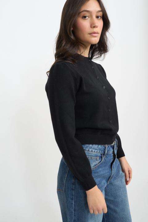 Cardigan bottoni nero - Autunno - Inverno 2025 | Brend