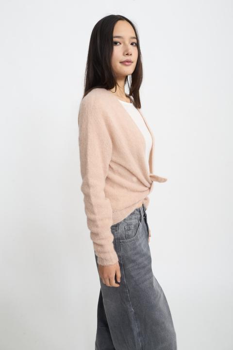 Cardigan aperto alpaca miele - Autunno - Inverno 2025 | Brend