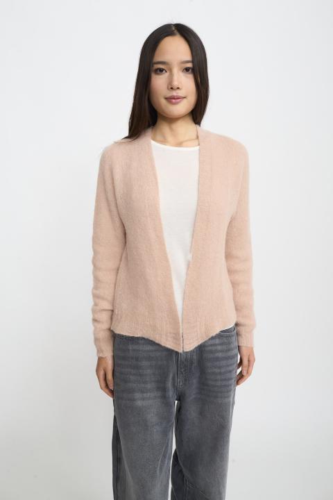 Cardigan aperto alpaca miele - Autunno - Inverno 2025 | Brend
