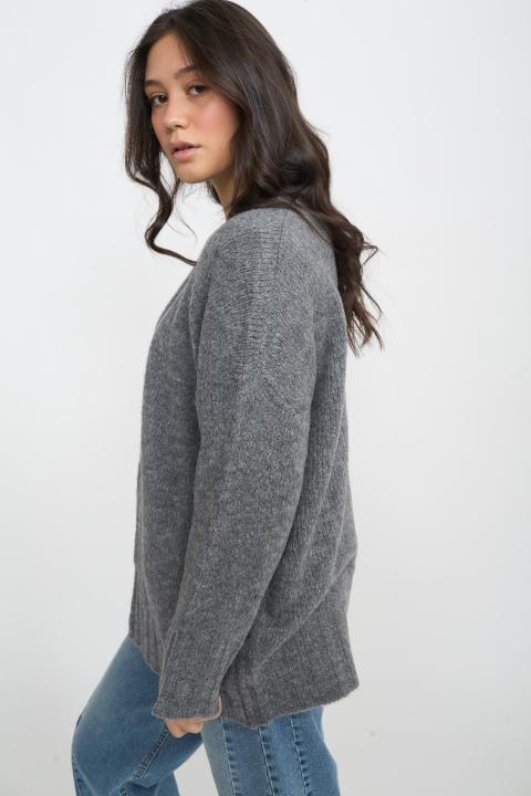 Cardigan grigio medio - Autunno - Inverno 2025 | Brend
