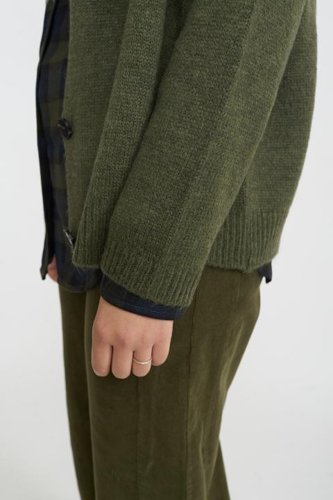 Cardigan scollo V militare - Autunno - Inverno 2025 | Brend