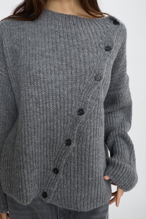 Cardigan grigio medio - Autunno - Inverno 2025 | Brend