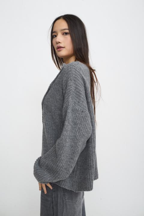 Cardigan grigio medio - Autunno - Inverno 2025 | Brend