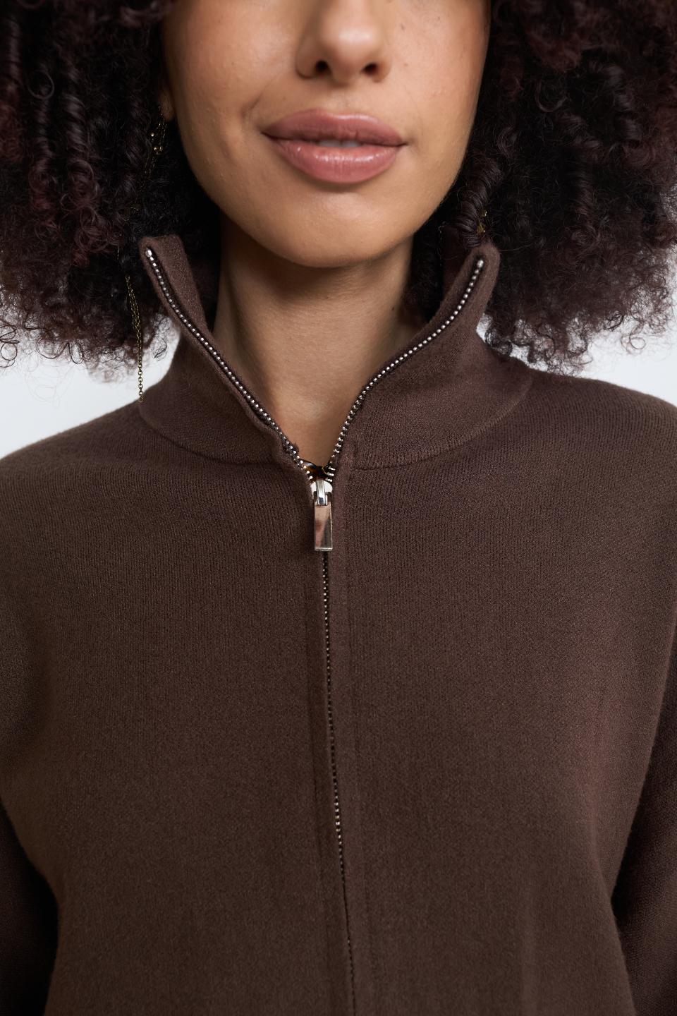 Cardigan over zip moro - Autunno - Inverno 2025 | Brend