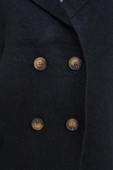 Cardigan manica treccia nero - Autunno - Inverno 2025 | Brend