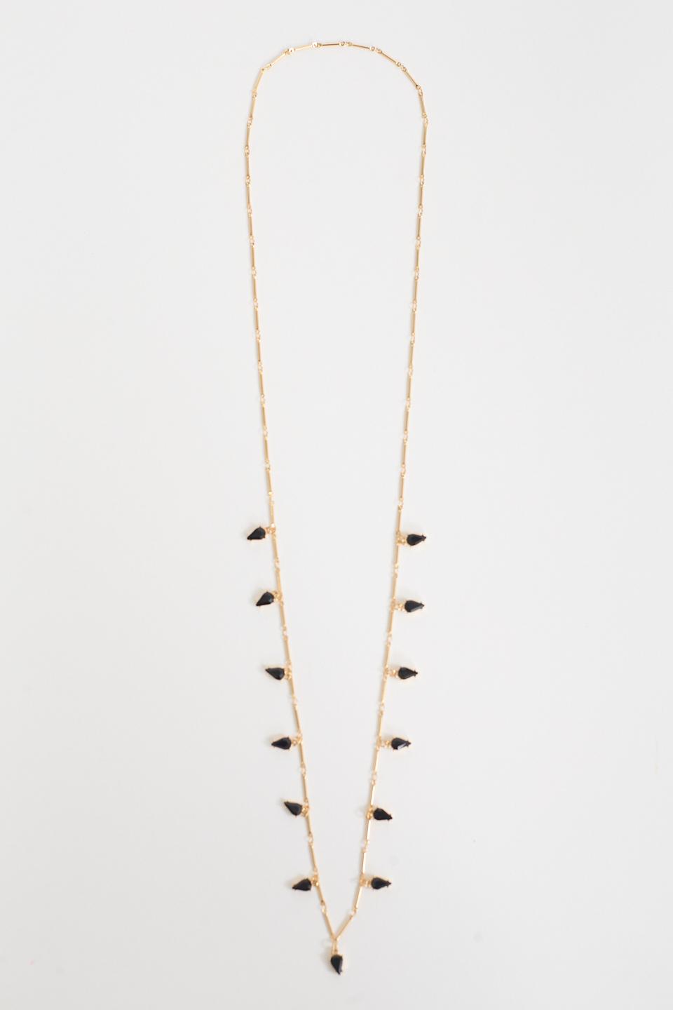 Collana lunga goccia oro - Autunno - Inverno 2025 | Brend