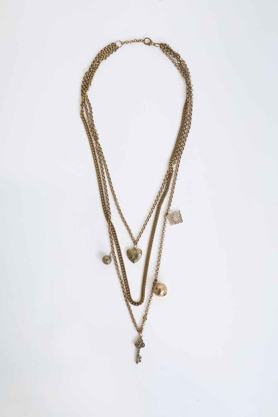 Collana catena sfere oro brunito - Autunno - Inverno 2025 | Brend