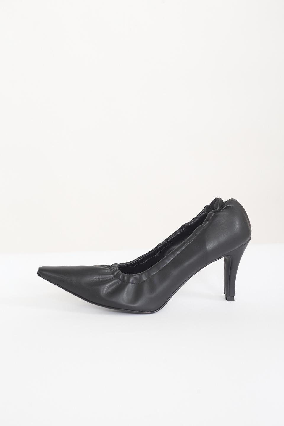 Dècollettè punta con arricciatura nero - Autunno - Inverno 2025 | Brend