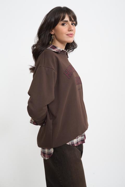 Felpa stampa Hampstead moro - Autunno - Inverno 2025 | Brend