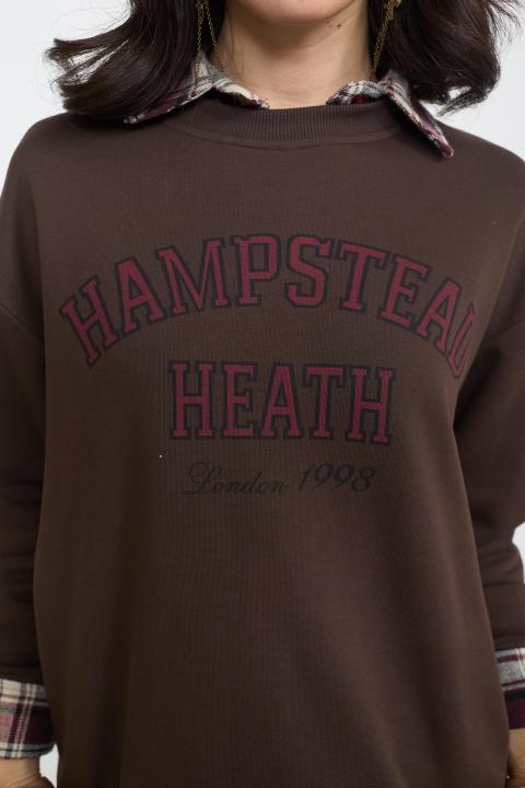 Felpa stampa Hampstead moro - Autunno - Inverno 2025 | Brend