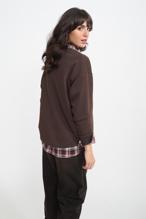 Felpa stampa Hampstead moro - Autunno - Inverno 2025 | Brend