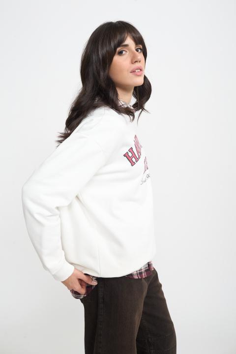 Felpa stampa Hampstead panna - Autunno - Inverno 2025 | Brend