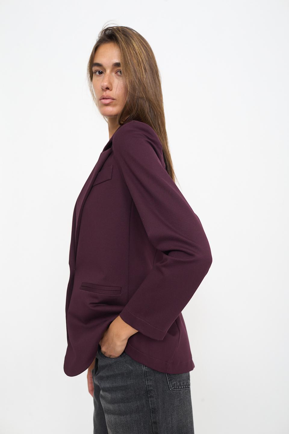 Giacca spacco dietro burgundy - Autunno - Inverno 2025 | Brend