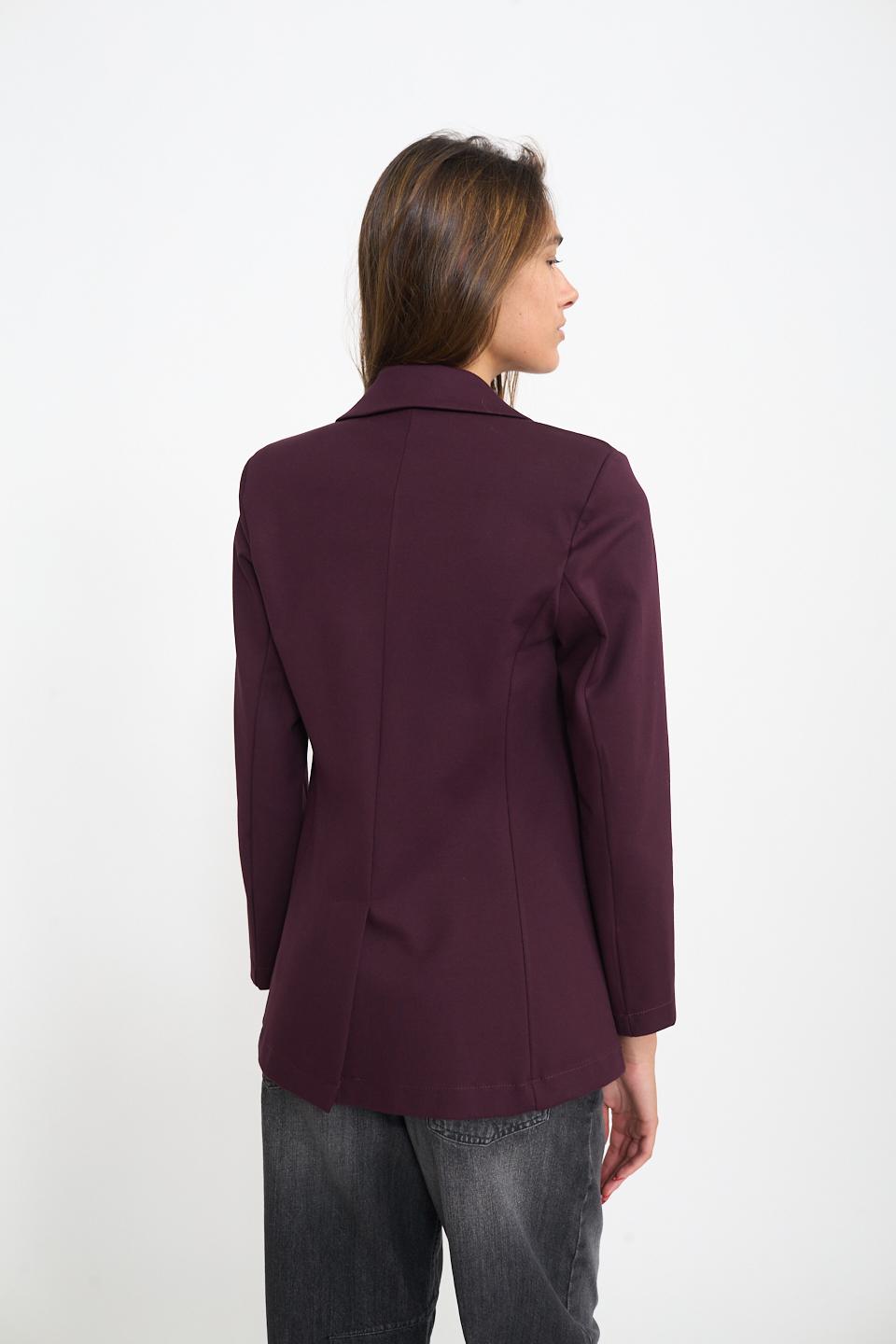 Giacca spacco dietro burgundy - Autunno - Inverno 2025 | Brend